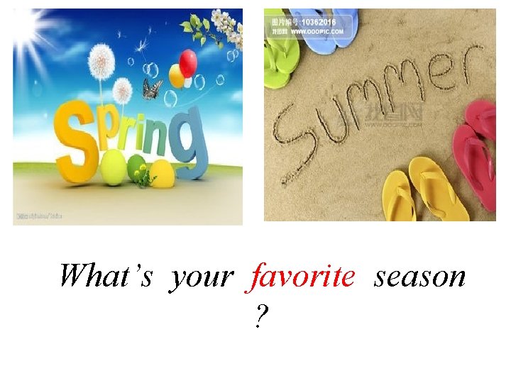 What’s your favorite season ? 