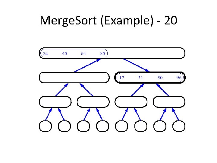 Merge. Sort (Example) - 20 