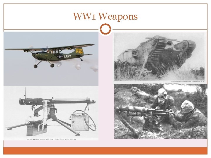 WW 1 Weapons 