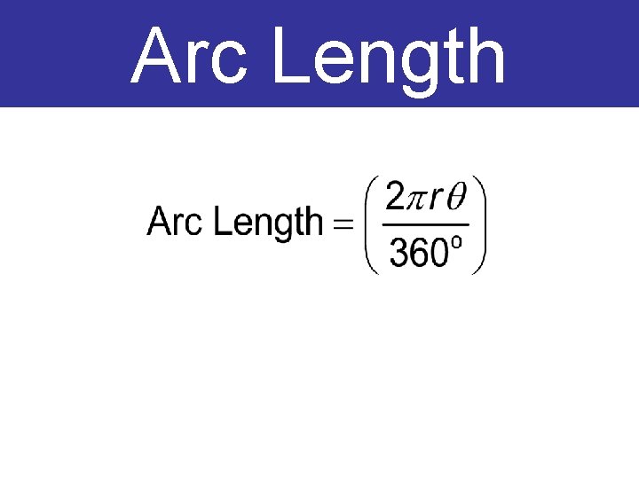 Arc Length 