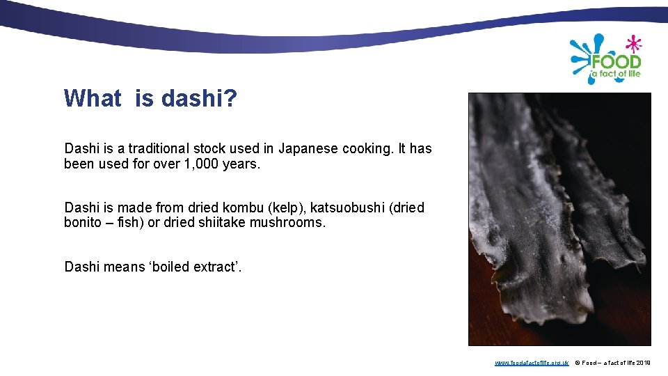 What is dashi? Dashi is a traditional stock used in Japanese cooking. It has