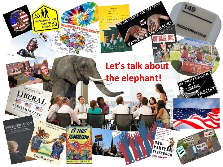 Let’s talk about the elephant! 