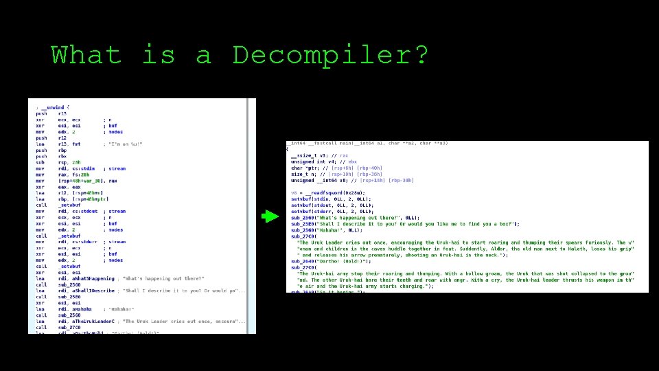 What is a Decompiler? 