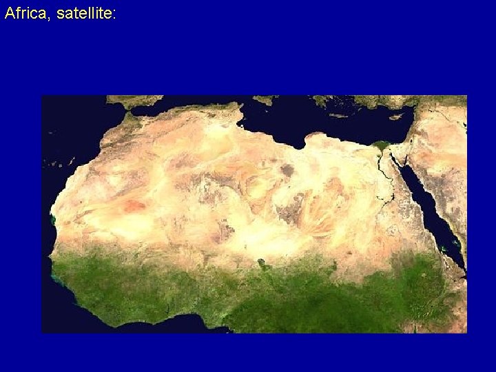 Africa, satellite: 