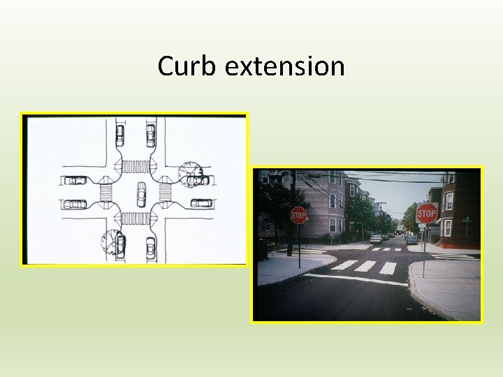Curb extension 