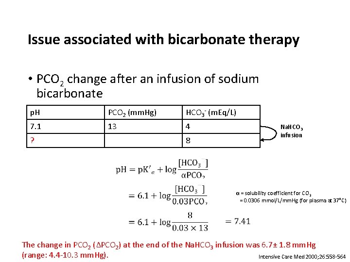 How to replace bicarbonate deficit in metabolic acidosis