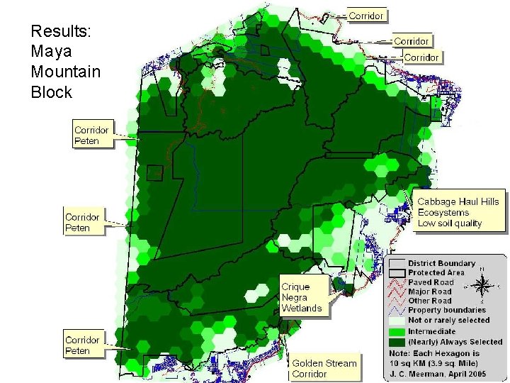 Results: Maya Mountain Block 