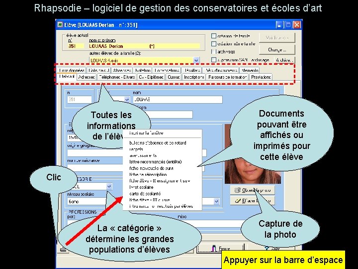 Rhapsodie – logiciel de gestion des conservatoires et écoles d’art Toutes les informations de