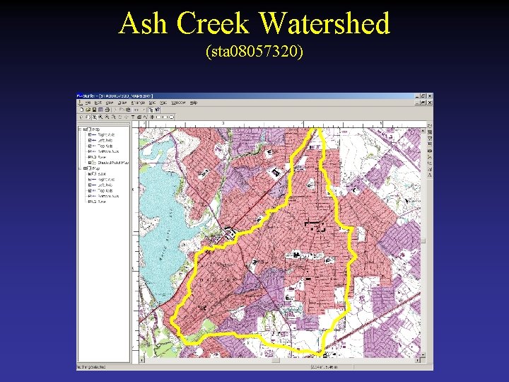 Ash Creek Watershed (sta 08057320) 