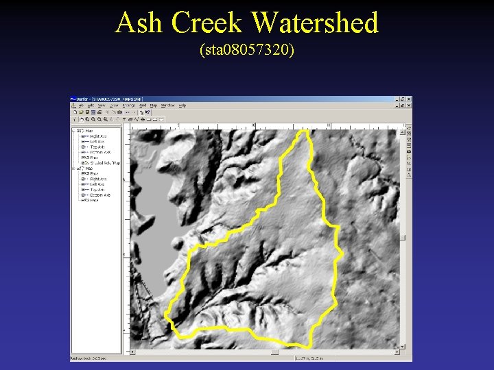 Ash Creek Watershed (sta 08057320) 