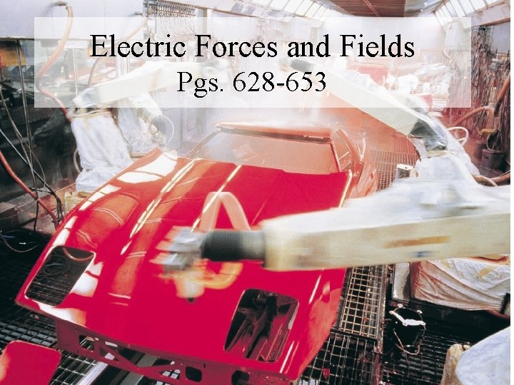 Electric Forces and Fields Pgs. 628 -653 