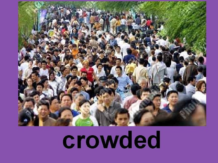 crowded 