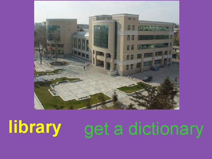 library get a dictionary 