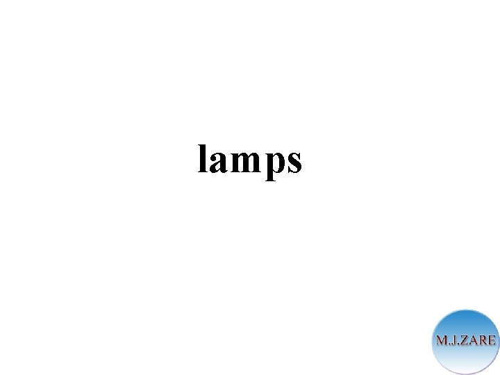 lamps 