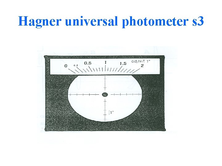 Hagner universal photometer s 3 