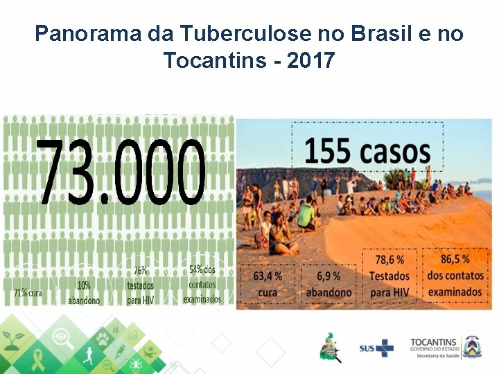 Panorama da Tuberculose no Brasil e no Tocantins - 2017 Panorama da Tuberculose no Brasil e no Tocantins - 2017