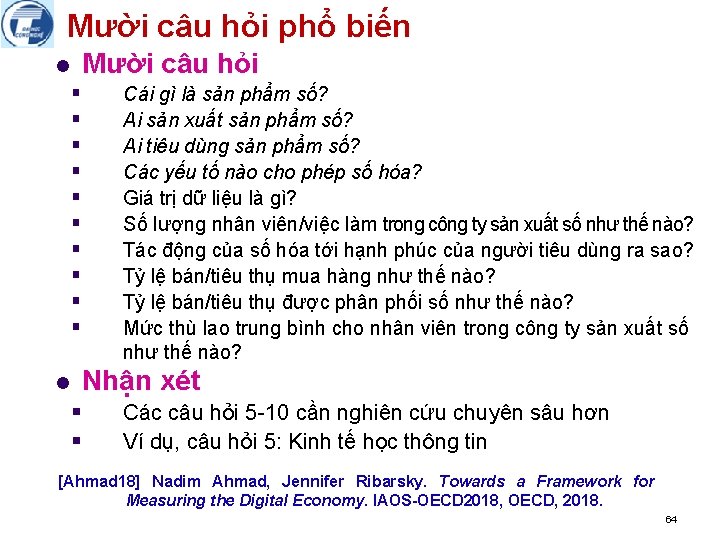 Mười câu hỏi phổ biến Mười câu hỏi l § § § § §