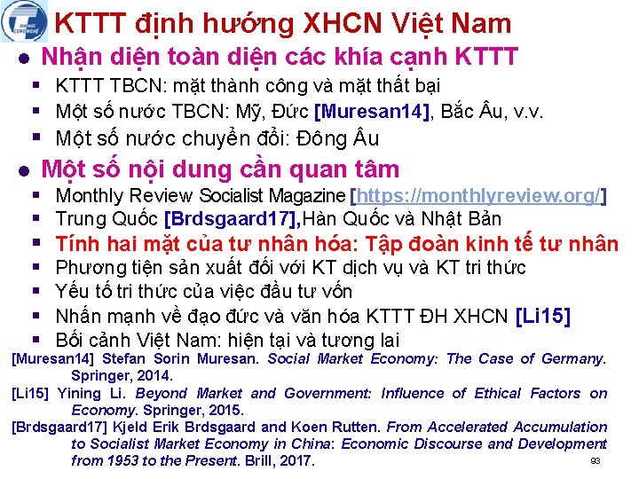 KTTT định hướng XHCN Việt Nam l Nhận diện toàn diện các khía cạnh