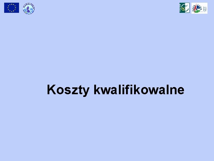 Koszty kwalifikowalne 