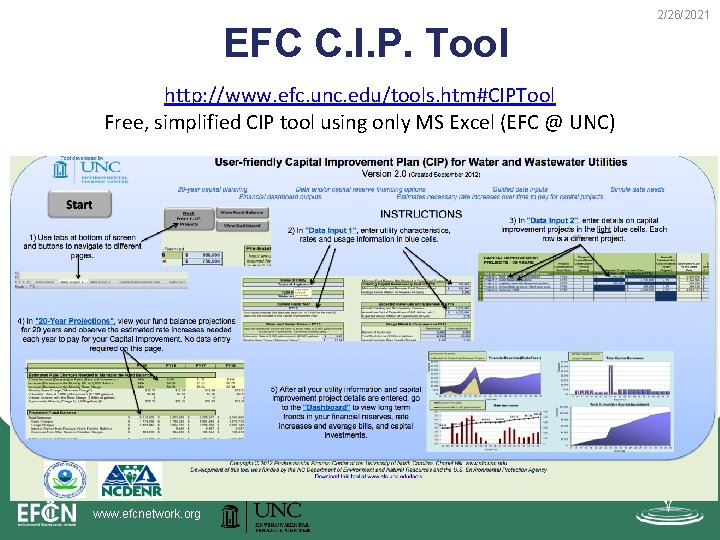 EFC C. I. P. Tool http: //www. efc. unc. edu/tools. htm#CIPTool Free, simplified CIP EFC C. I. P. Tool http: //www. efc. unc. edu/tools. htm#CIPTool Free, simplified CIP