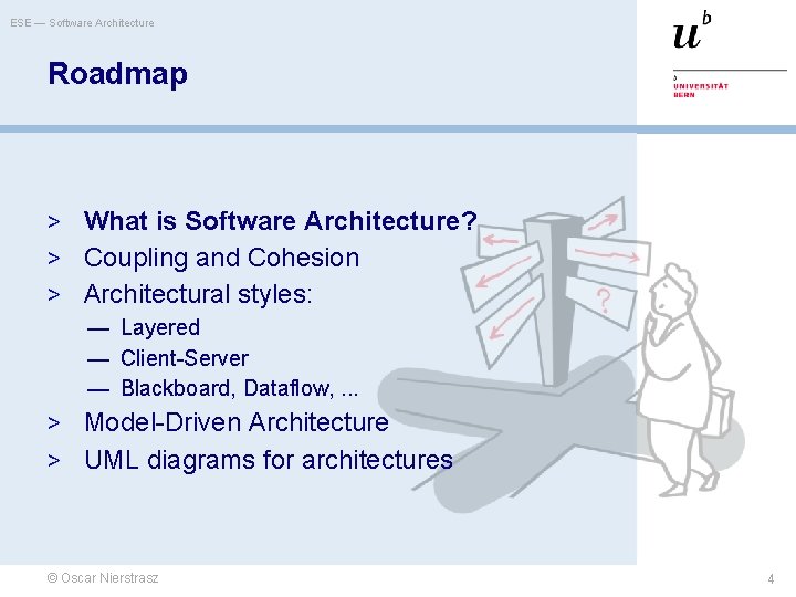 ESE — Software Architecture Roadmap > What is Software Architecture? > Coupling and Cohesion