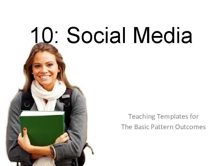 10: Social Media Teaching Templates for The Basic Pattern Outcomes 