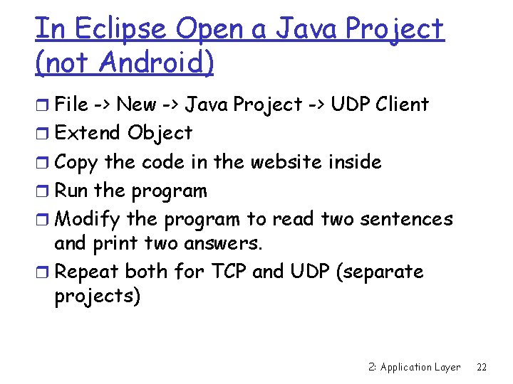 In Eclipse Open a Java Project (not Android) r File -> New -> Java