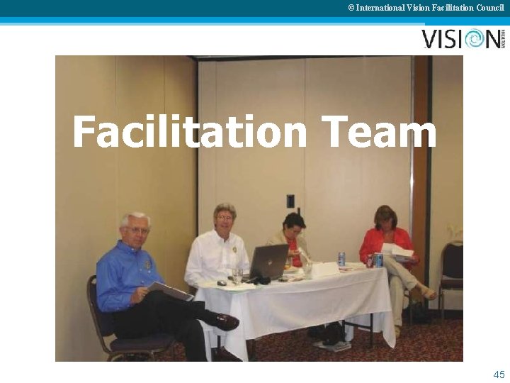 © International Vision Facilitation Council Facilitation Team 45 