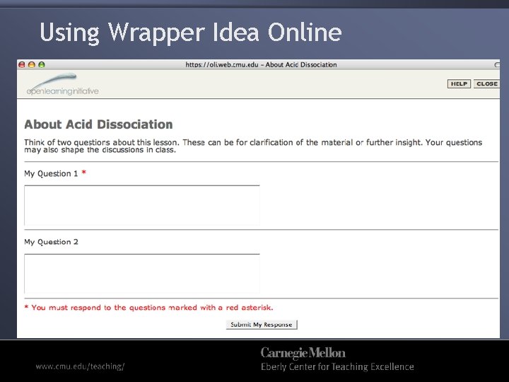 Using Wrapper Idea Online 