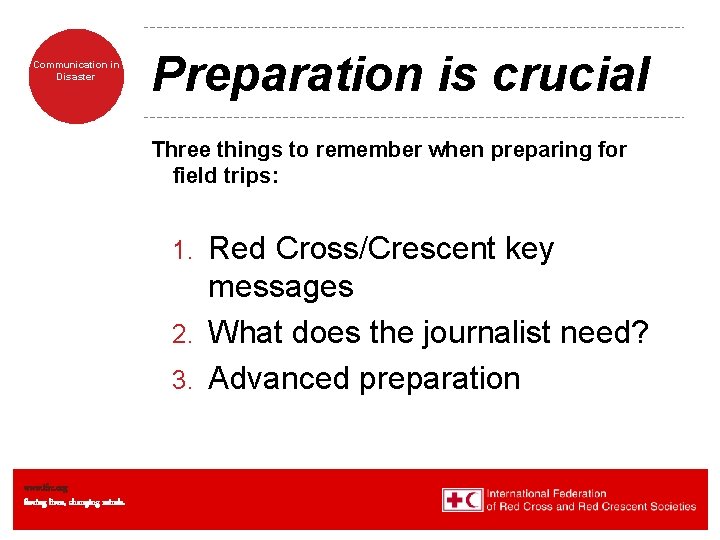 Communication in Disaster Preparation is crucial Three things to remember when preparing for field Communication in Disaster Preparation is crucial Three things to remember when preparing for field