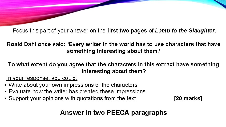 Focus this part of your answer on the first two pages of Lamb to