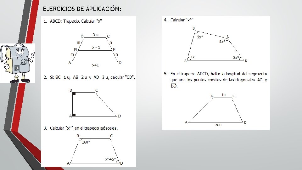 EJERCICIOS DE APLICACIÓN: 