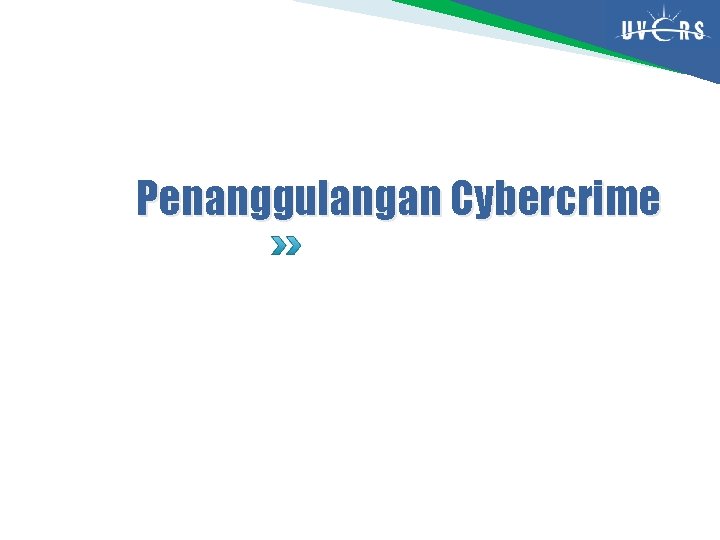 Penanggulangan Cybercrime 