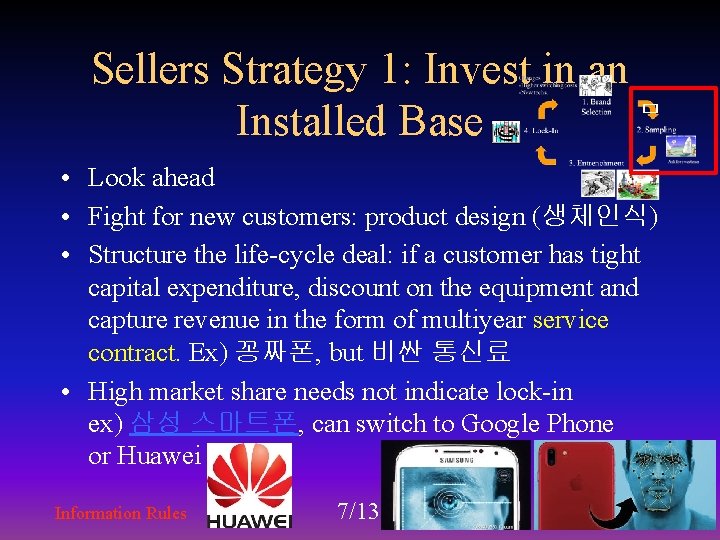 Sellers Strategy 1: Invest in an ㅁ Installed Base • Look ahead • Fight