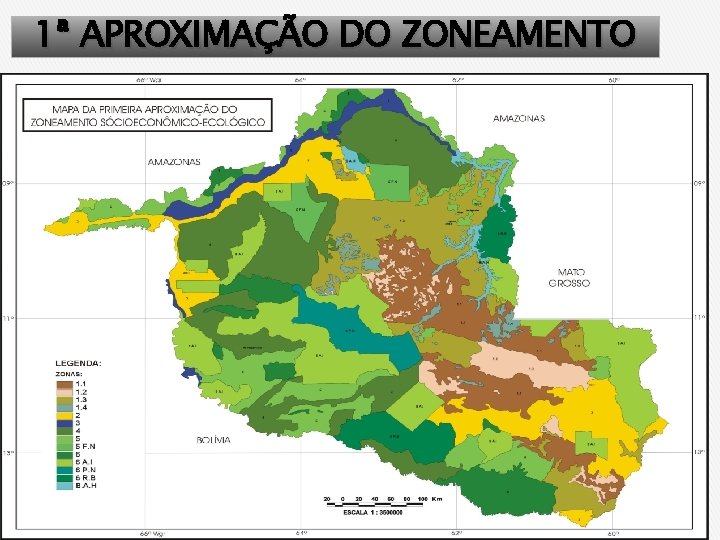 1ª APROXIMAÇÃO DO ZONEAMENTO 