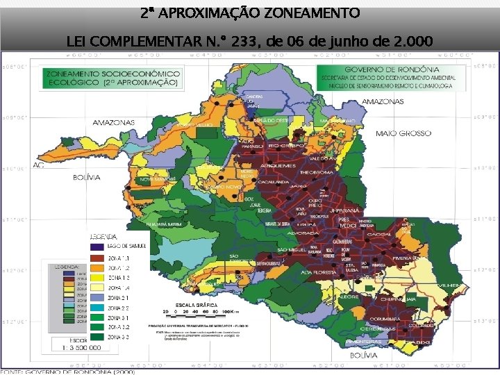 2ª APROXIMAÇÃO ZONEAMENTO LEI COMPLEMENTAR N. º 233, de 06 de junho de 2.