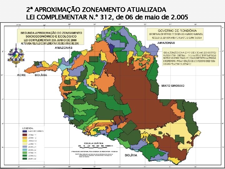 2ª APROXIMAÇÃO ZONEAMENTO ATUALIZADA LEI COMPLEMENTAR N. º 312, de 06 de maio de