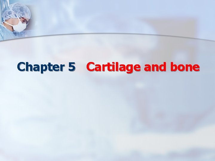 Chapter 5 Cartilage and bone 