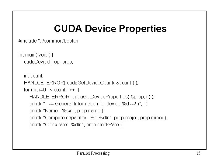 GPU Program Optimization CS 680 Parallel Programming with