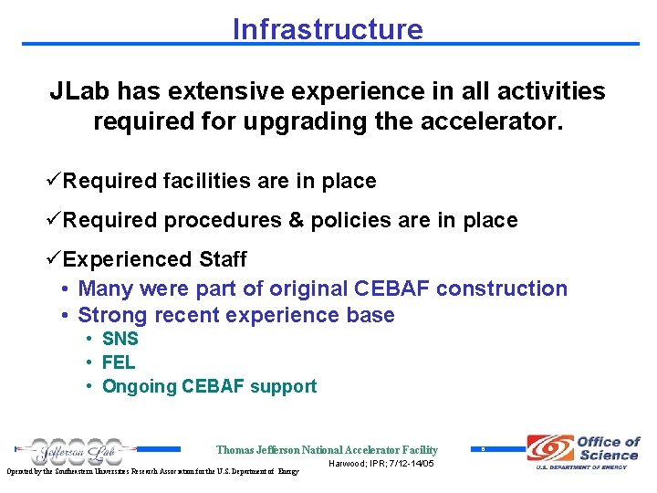 12 Ge V ACCELERATOR OVERVIEW Leigh Harwood Associate