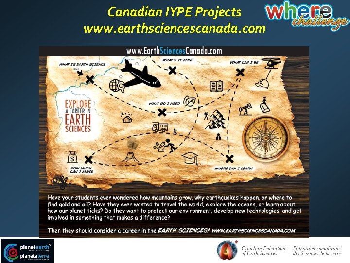Canadian IYPE Projects www. earthsciencescanada. com 