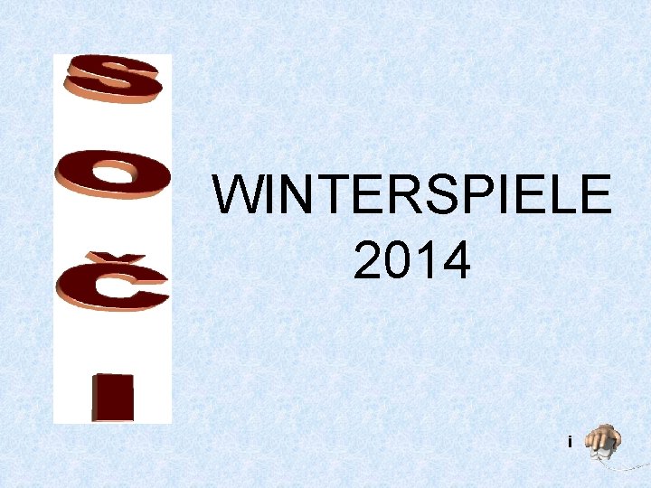 WINTERSPIELE 2014 i 