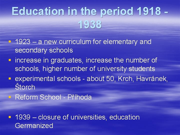 Education in the period 1918 1938 § 1923 – a new curriculum for elementary