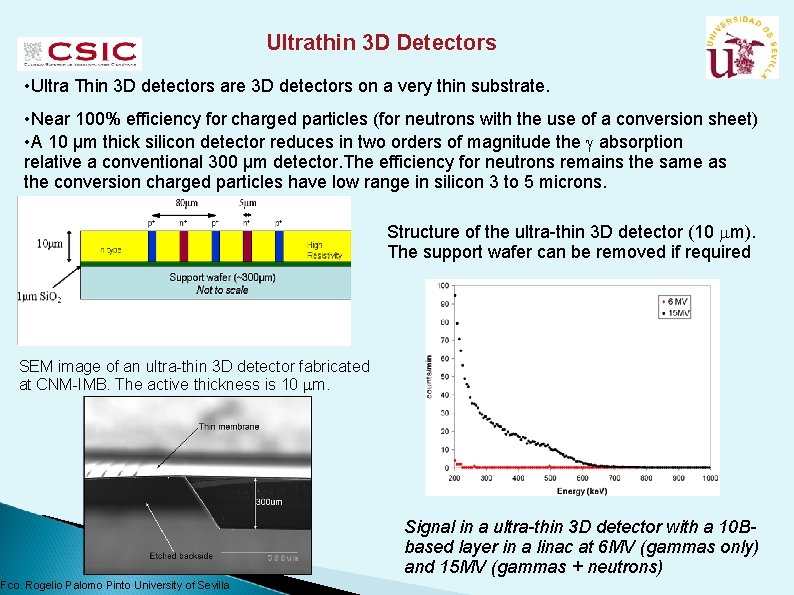 Ultrathin 3 D Detectors • Ultra Thin 3 D detectors are 3 D detectors