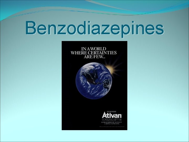 Benzodiazepines 