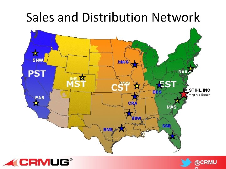 Sales and Distribution Network SNW MWS NES IMS MVS STIHL INC BES Virginia Beach