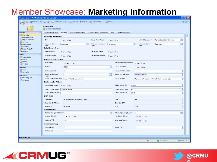 Member Showcase: Marketing Information @CRMU 