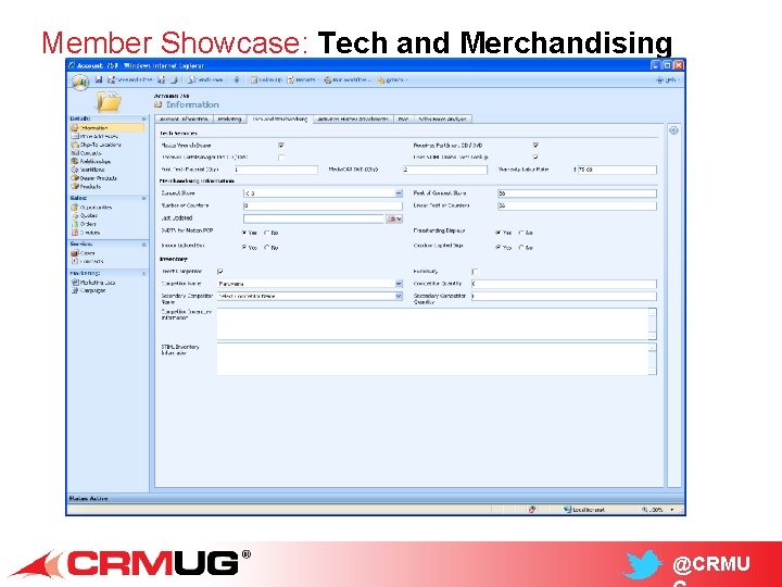 Member Showcase: Tech and Merchandising @CRMU 