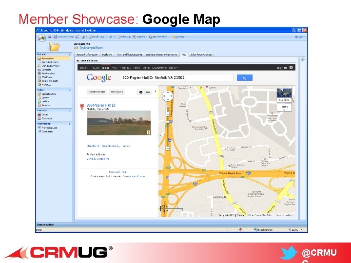 Member Showcase: Google Map @CRMU 