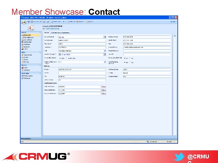 Member Showcase: Contact @CRMU 